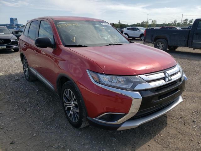 JA4AD2A35JZ055516 - 2018 MITSUBISHI OUTLANDER ES ბურგუნდია ფოტო 1
