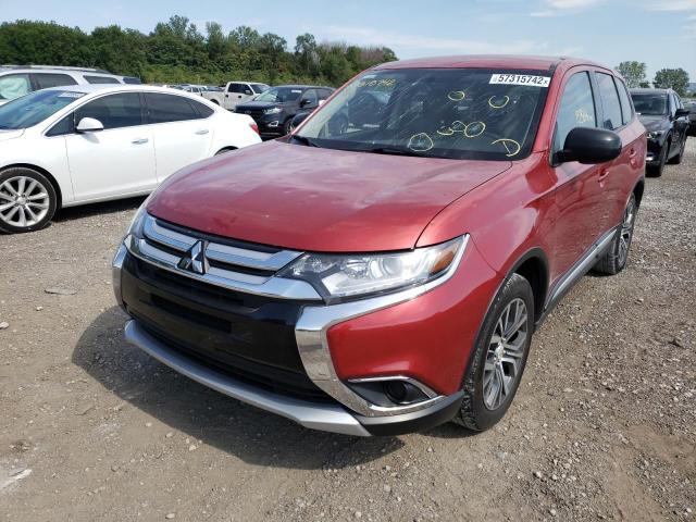 JA4AD2A35JZ055516 - 2018 MITSUBISHI OUTLANDER ES ბურგუნდია ფოტო 2