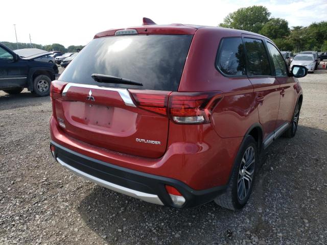 JA4AD2A35JZ055516 - 2018 MITSUBISHI OUTLANDER ES BURGUNDY photo 4