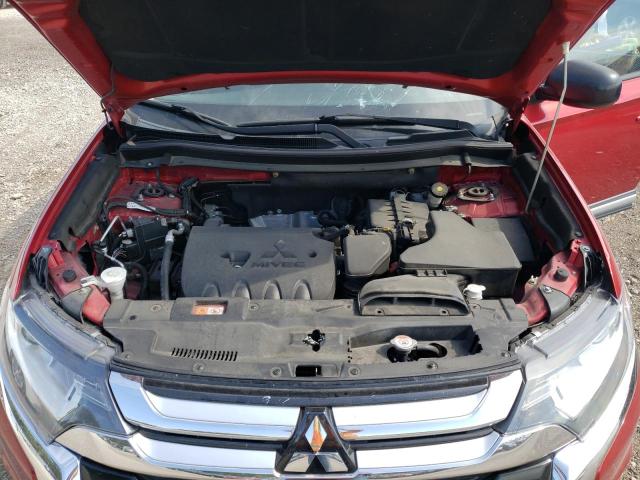 JA4AD2A35JZ055516 - 2018 MITSUBISHI OUTLANDER ES ბურგუნდია ფოტო 7