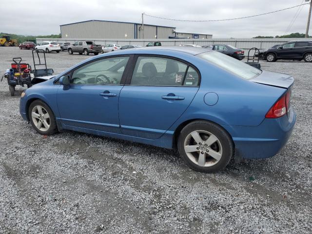 1HGFA16938L052222 - 2008 HONDA CIVIC EXL BLUE photo 2