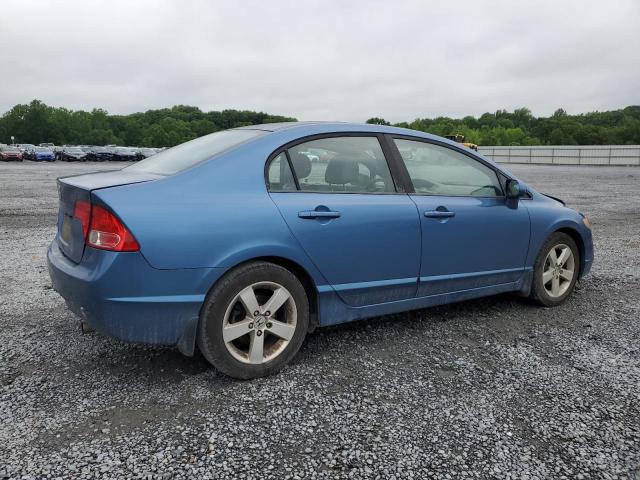 1HGFA16938L052222 - 2008 HONDA CIVIC EXL BLUE photo 3