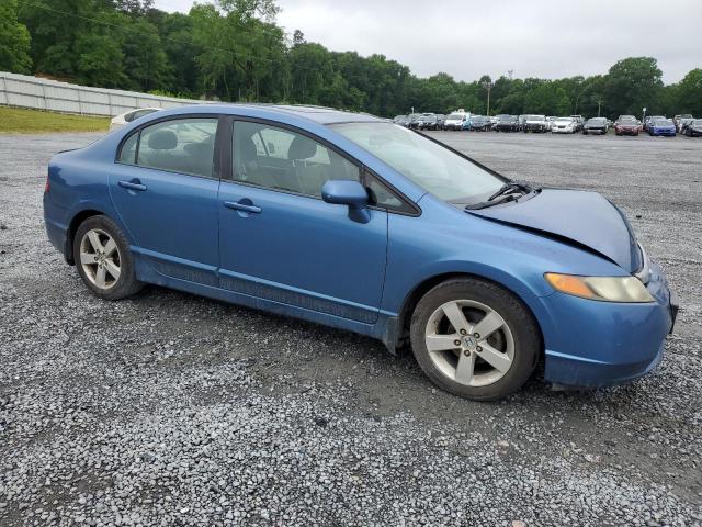 1HGFA16938L052222 - 2008 HONDA CIVIC EXL BLUE photo 4