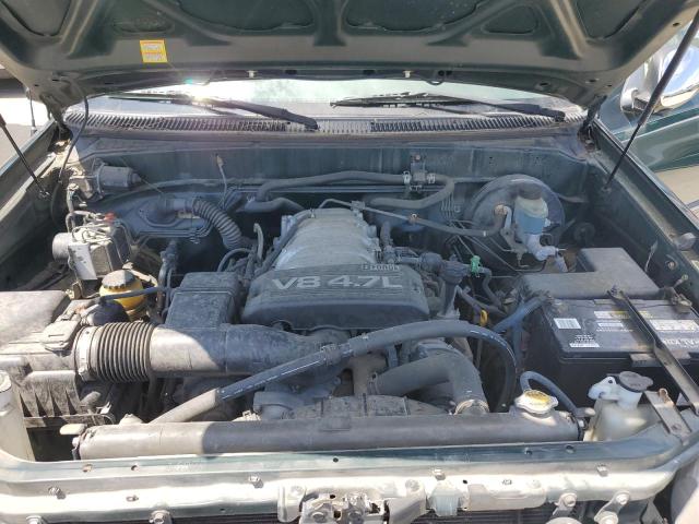 5TBRT34193S360283 - 2003 TOYOTA TUNDRA ACCESS CAB SR5 GREEN photo 12