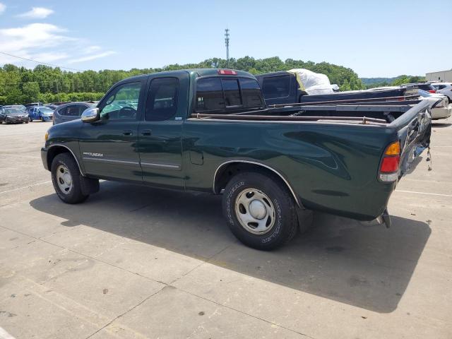 5TBRT34193S360283 - 2003 TOYOTA TUNDRA ACCESS CAB SR5 GREEN photo 2