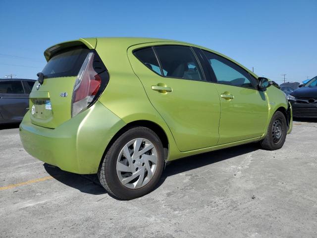 JTDKDTB35F1114262 - 2015 TOYOTA PRIUS C Yaşıl foto 3