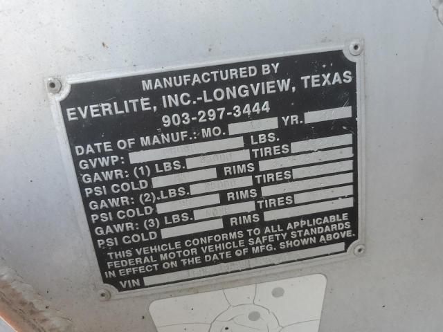 1E9EB3929WL185209 - 1998 UTILITY SEMI TRLR 银色 照片 10