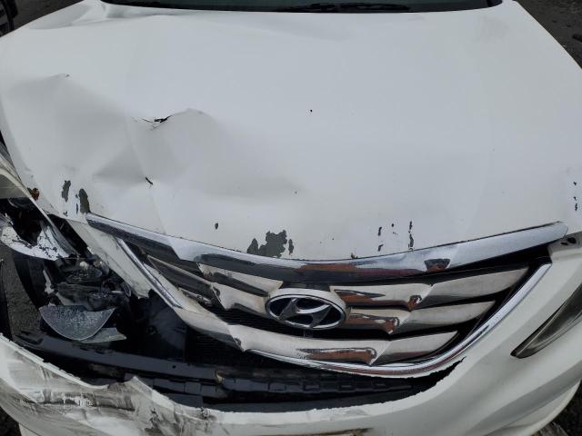 5NPEC4AC6DH515400 - 2013 HYUNDAI SONATA SE WHITE photo 11