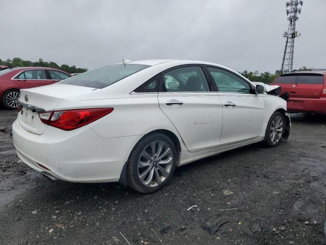 5NPEC4AC6DH515400 - 2013 HYUNDAI SONATA SE WHITE photo 3