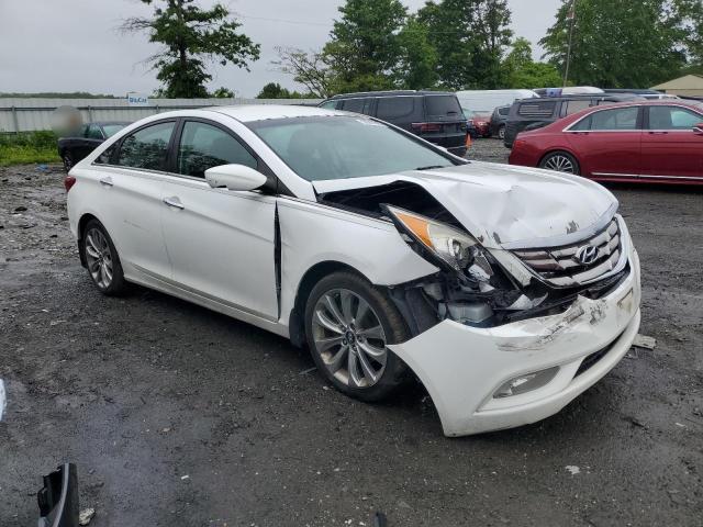5NPEC4AC6DH515400 - 2013 HYUNDAI SONATA SE WHITE photo 4