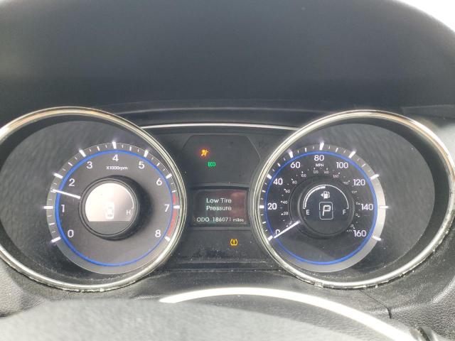 5NPEC4AC6DH515400 - 2013 HYUNDAI SONATA SE WHITE photo 9