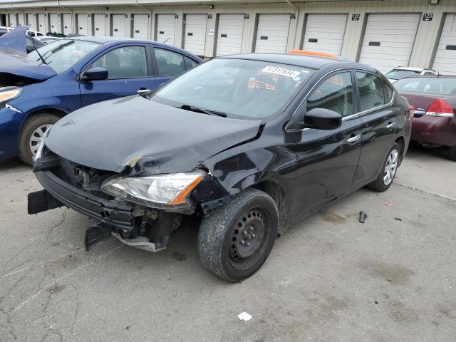 3N1AB7AP9DL736501 - 2013 NISSAN SENTRA S BLACK photo 1