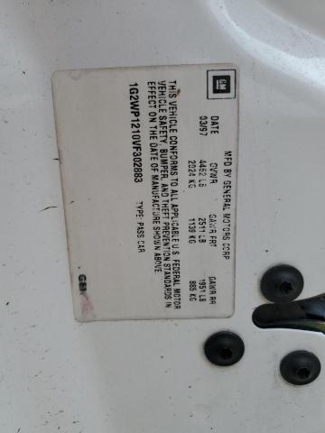 1G2WP1210VF302883 - 1997 PONTIAC GRAND PRIX GTP WHITE photo 12