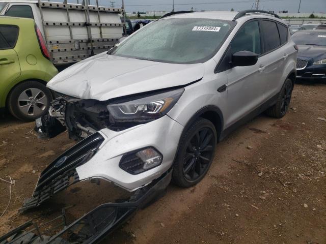 1FMCU9GD7KUB09660 - 2019 FORD ESCAPE SE SILVER photo 1