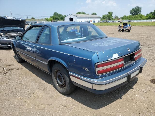 2G4WD14W2J1455453 - 1988 BUICK REGAL LIMITED BLUE photo 2