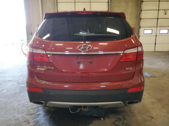 KM8SMDHF3GU134075 - 2016 HYUNDAI SANTA FE SE RED photo 6