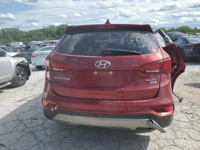 5XYZTDLB7HG420086 - 2017 HYUNDAI SANTA FE S BURGUNDY photo 6
