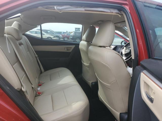 2T1BURHE4GC743990 - 2016 TOYOTA COROLLA L RED photo 10