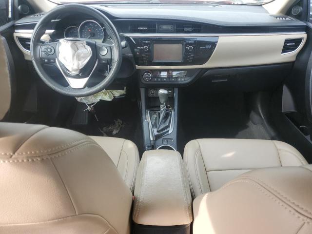 2T1BURHE4GC743990 - 2016 TOYOTA COROLLA L RED photo 8