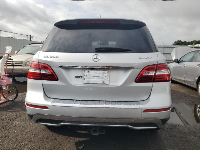 4JGDA5HB3FA448281 - 2015 MERCEDES-BENZ ML 350 4MATIC SILVER photo 6