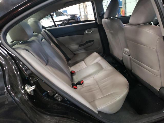 2HGFB2F95FH500456 - 2015 HONDA CIVIC EXL შავი ფოტო 10