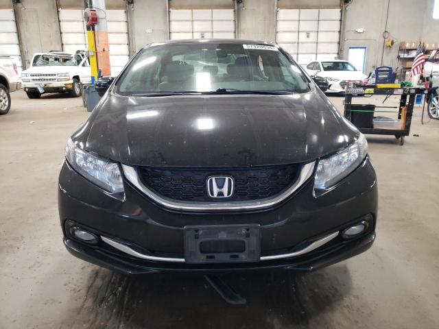 2HGFB2F95FH500456 - 2015 HONDA CIVIC EXL შავი ფოტო 5