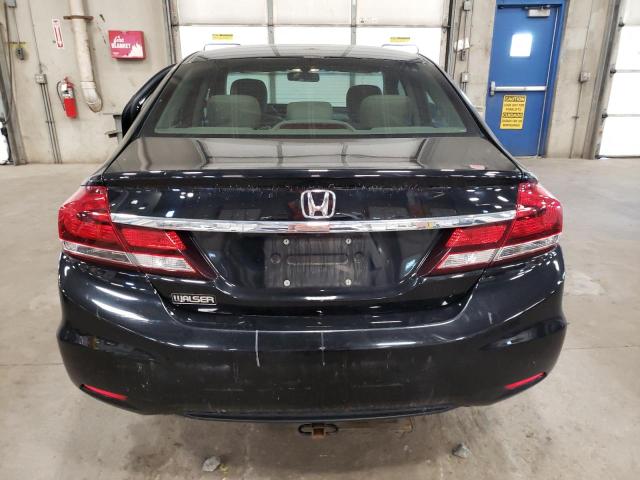 2HGFB2F95FH500456 - 2015 HONDA CIVIC EXL შავი ფოტო 6