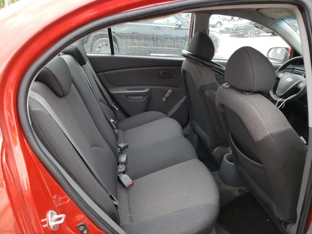 KNADE123286296886 - 2008 KIA RIO BASE RED photo 10