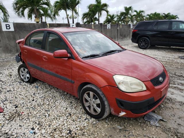 KNADE123286296886 - 2008 KIA RIO BASE RED photo 4