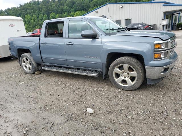 3GCUKREC7FG494378 - 2015 CHEVROLET SILVERADO K1500 LT BLUE photo 4