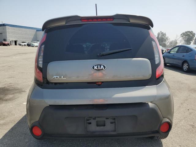 KNDJN2A24E7056748 - 2014 KIA SOUL GRAY photo 6