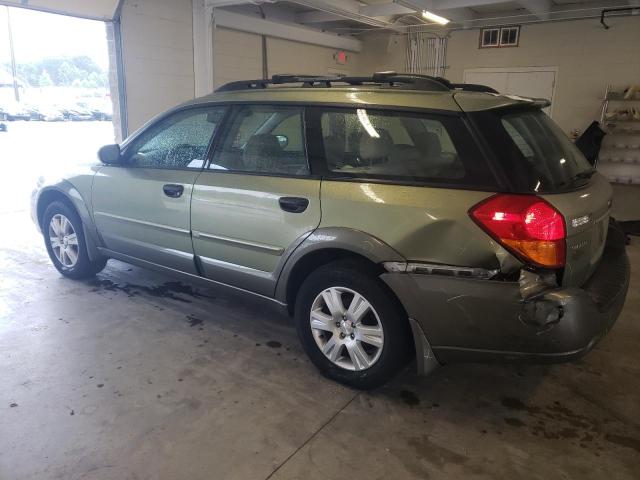 4S4BP61C057389300 - 2005 SUBARU LEGACY OUTBACK 2.5I GREEN photo 2