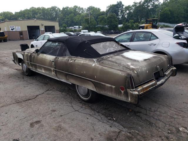 6L67S3Q412214 - 1973 CADILLAC ELDORADO GOLD photo 2