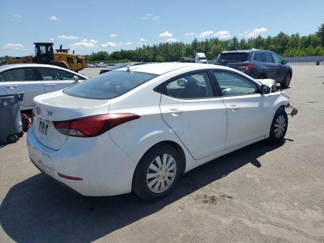 5NPDH4AEXGH715361 - 2016 HYUNDAI ELANTRA SE WHITE photo 3