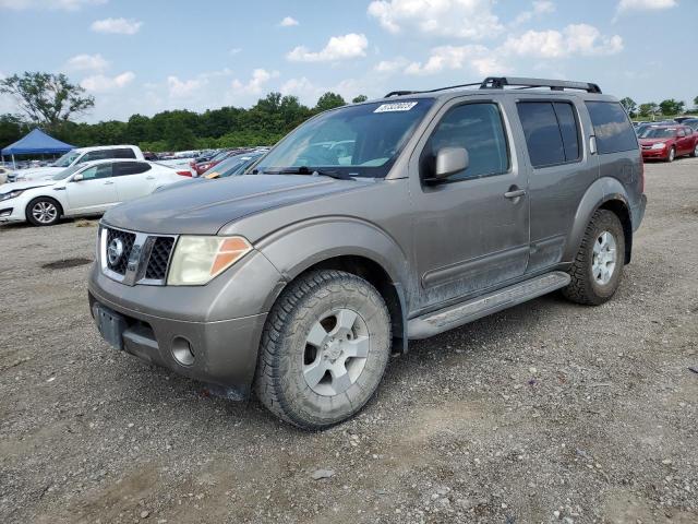 5N1AR18W55C703572 - 2005 NISSAN PATHFINDER LE GRAY photo 1