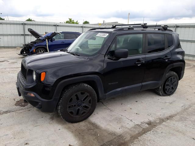 ZACCJBAB9JPH34816 - 2018 JEEP RENEGADE SPORT BLACK photo 1