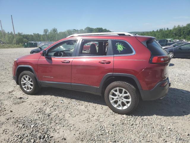 1C4PJMCS1GW301612 - 2016 JEEP CHEROKEE LATITUDE RED photo 2