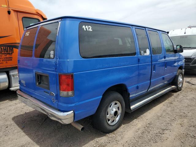 1FMNE3BLXEDA58077 - 2014 FORD ECONOLINE E350 SUPER DUTY WAGON BLUE photo 3