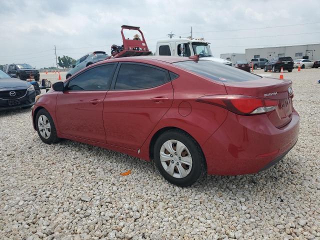 KMHDH4AE6GU625075 - 2016 HYUNDAI ELANTRA SE RED photo 2