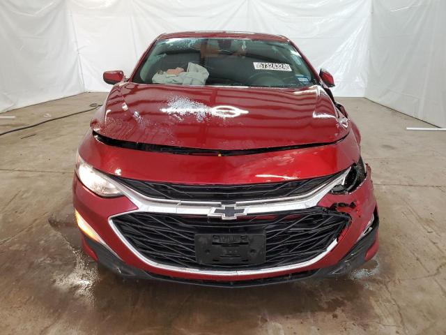 1G1ZG5STXMF060385 - 2021 CHEVROLET MALIBU RS BURGUNDY photo 5