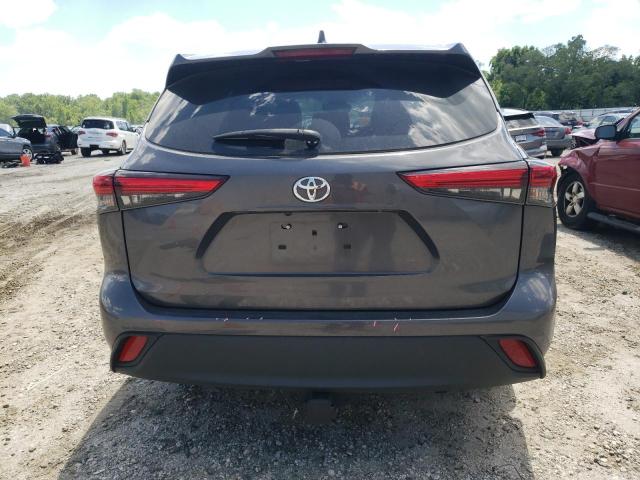 5TDGZRAH7LS017067 - 2020 TOYOTA HIGHLANDER XLE GRAY photo 6