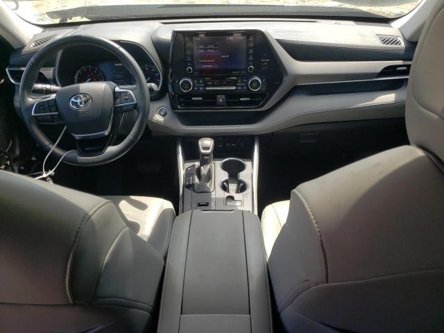 5TDGZRAH7LS017067 - 2020 TOYOTA HIGHLANDER XLE GRAY photo 8