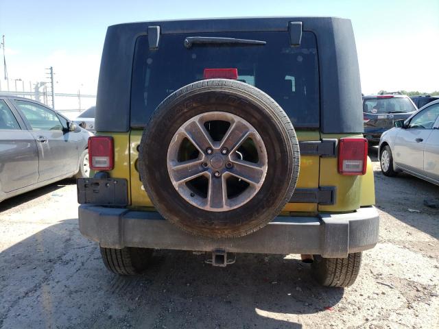 1J4FA54107L132993 - 2007 JEEP WRANGLER SAHARA GREEN photo 6