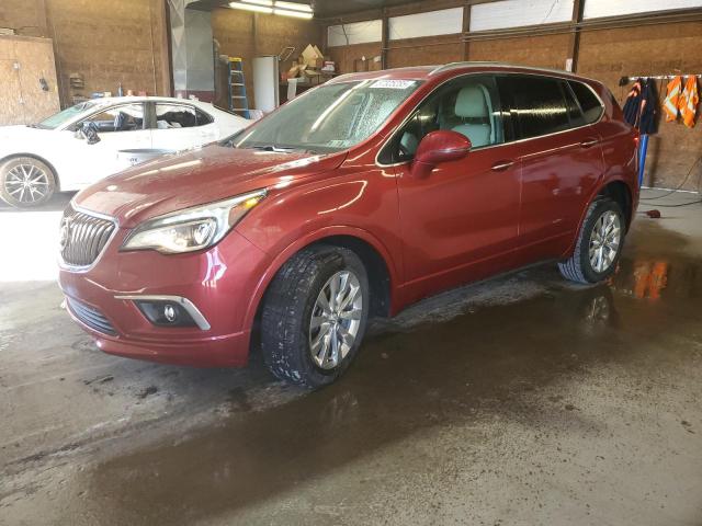LRBFXDSA7HD008022 - 2017 BUICK ENVISION ESSENCE برغندي صورة 1