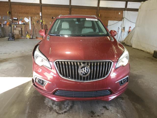 LRBFXDSA7HD008022 - 2017 BUICK ENVISION ESSENCE برغندي صورة 5