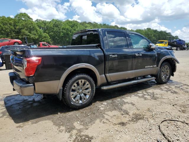 1N6AA1E66KN529296 - 2019 NISSAN TITAN PLATINUM RESERVE BLACK photo 3