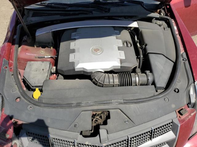 1G6DS57V580185848 - 2008 CADILLAC CTS HI FEATURE V6 RED photo 11