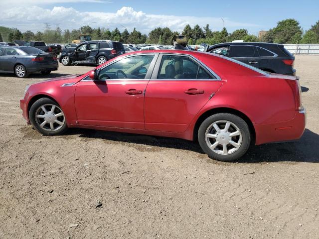 1G6DS57V580185848 - 2008 CADILLAC CTS HI FEATURE V6 RED photo 2