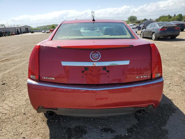 1G6DS57V580185848 - 2008 CADILLAC CTS HI FEATURE V6 RED photo 6
