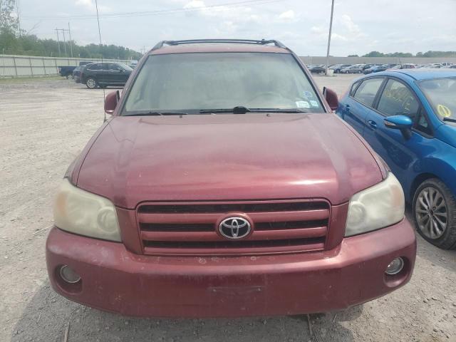 JTEEP21A170214263 - 2007 TOYOTA HIGHLANDER SPORT RED photo 5